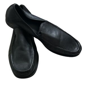Calvin Klein Danby 13 black leather men’s loafers square front shoes